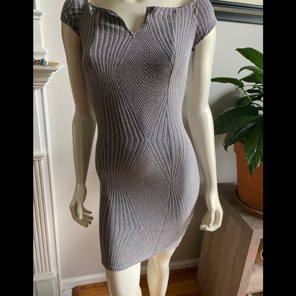 Fitted glittery dress